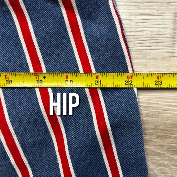 Vintage 90s Liz Claiborne : striped soft denim shorts - Picture 11 of 15